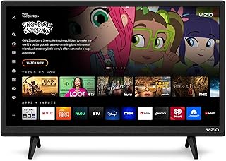 VIZIO 24-inch D-Series 720p Smart TV with Apple AirPlay and Chromecast Built-in, Alexa Compatibility, D24h-J09, 2021 Model