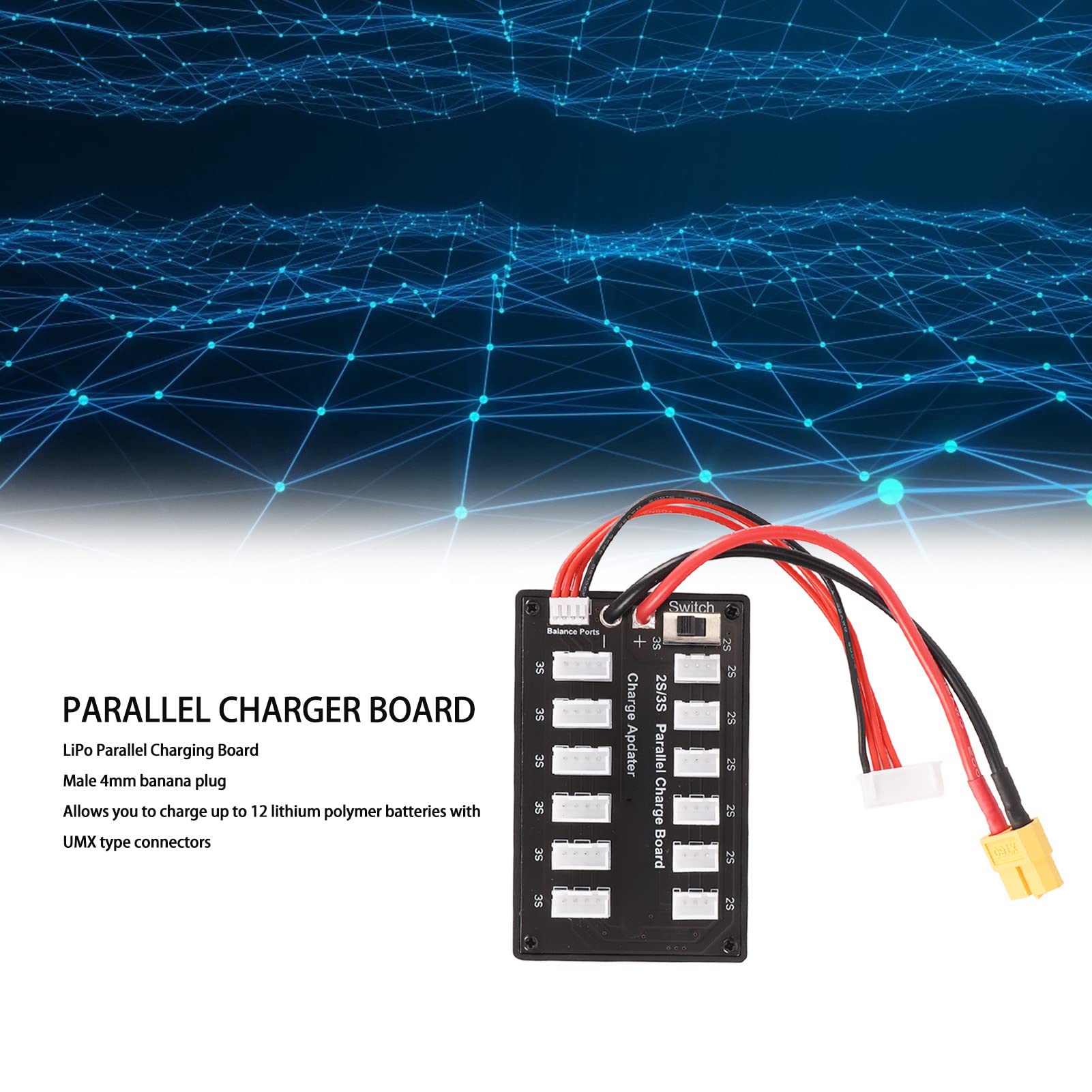 Cuifati Carte de Charge D'équilibrage pour Batterie LiPo 2S 3S 7,4V 11,1V