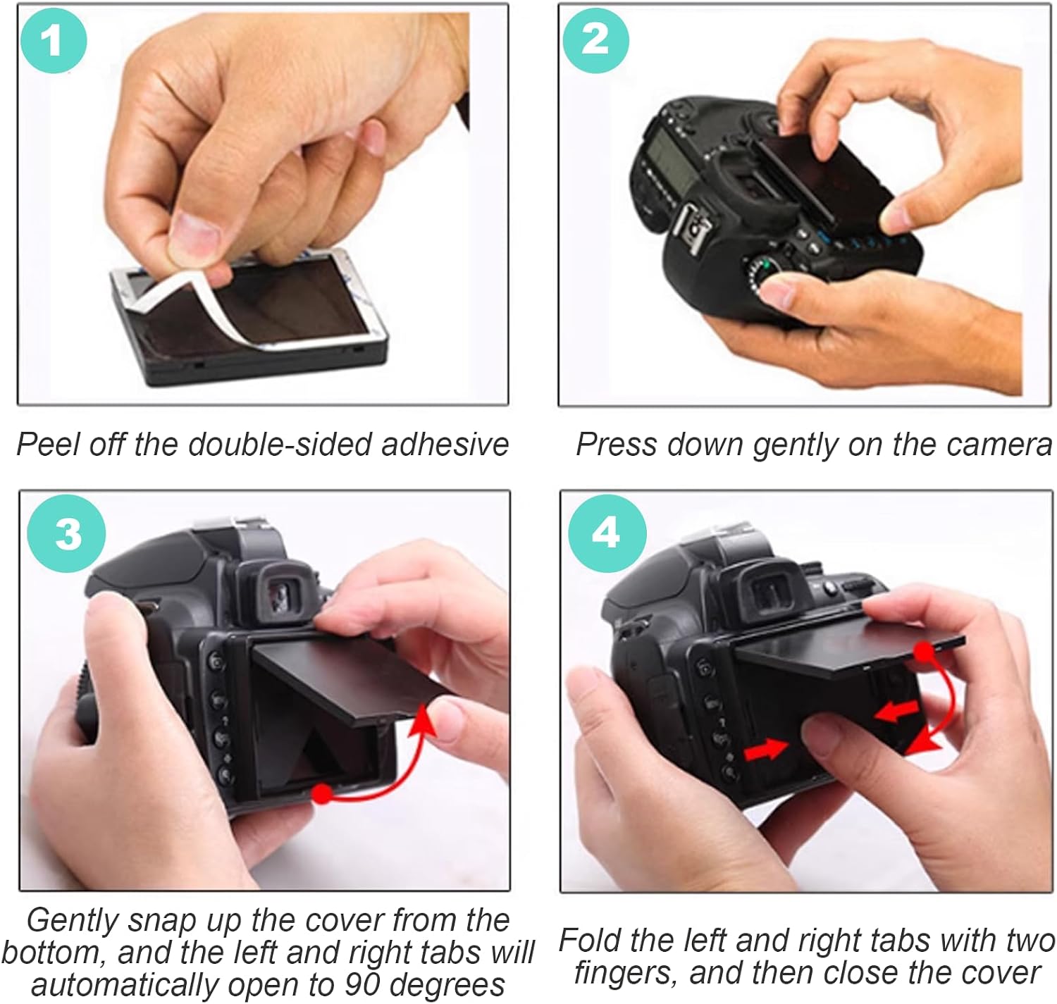 Camera LCD Screen Hood Sunshade for A7/A7M2/A7R2/A7M3/A9, 3.0 inch LCD Screen Hood Sun Shade Cover and Protector
