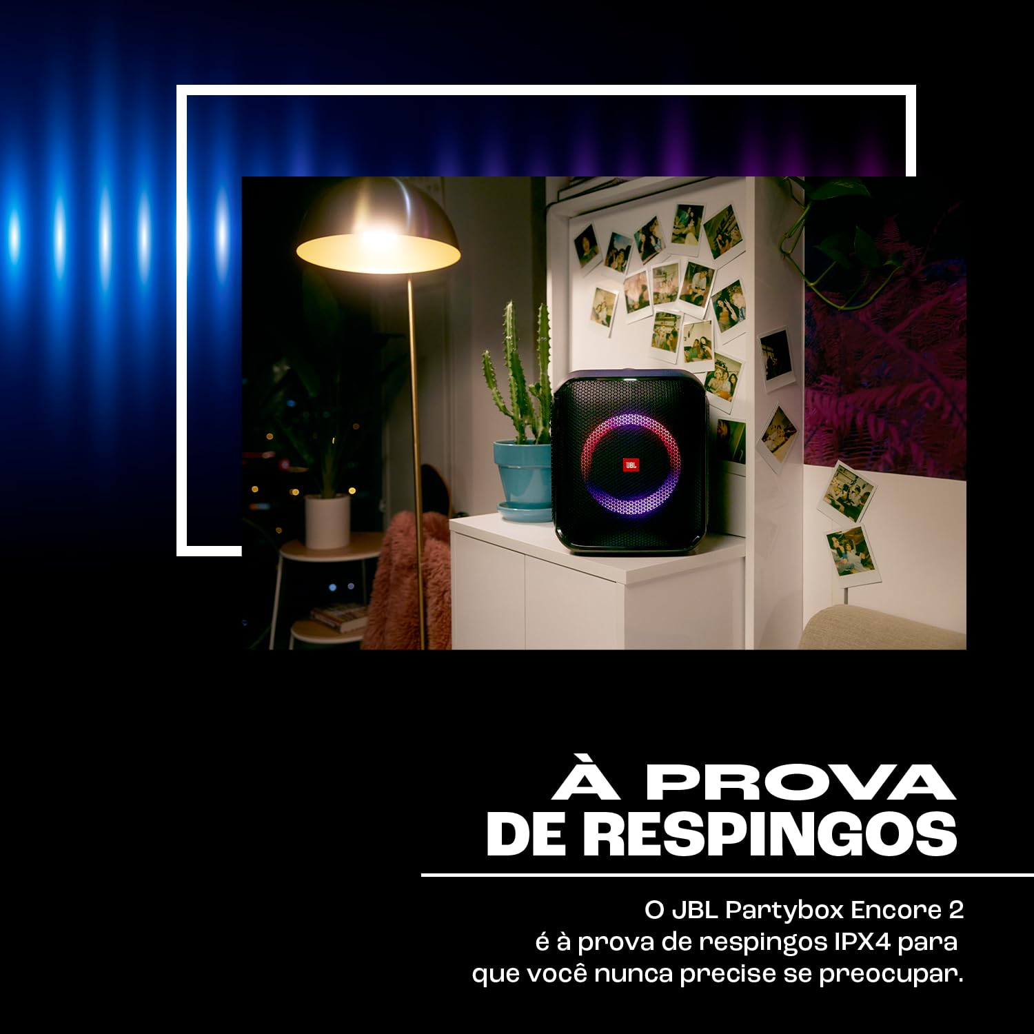 JBL, Caixa de Som Bluetooth, PartyBox Encore Essential, Show de