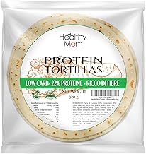 Healthy Mom Protein Tortillas, 22% Vegetable Protein, Low Carb, Keto, 320g, 8 Count