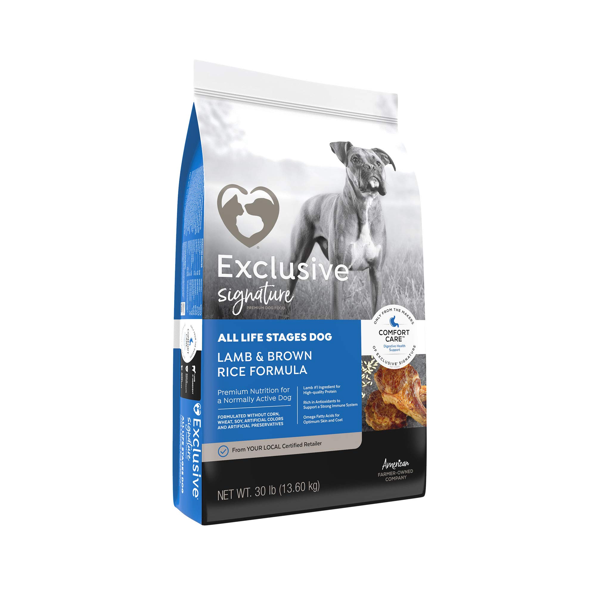 Exclusive | Signature All Life Stages Lamb & Brown Rice Comfort Care | Dog Food | (30 Pound (30 lb.) Bag)