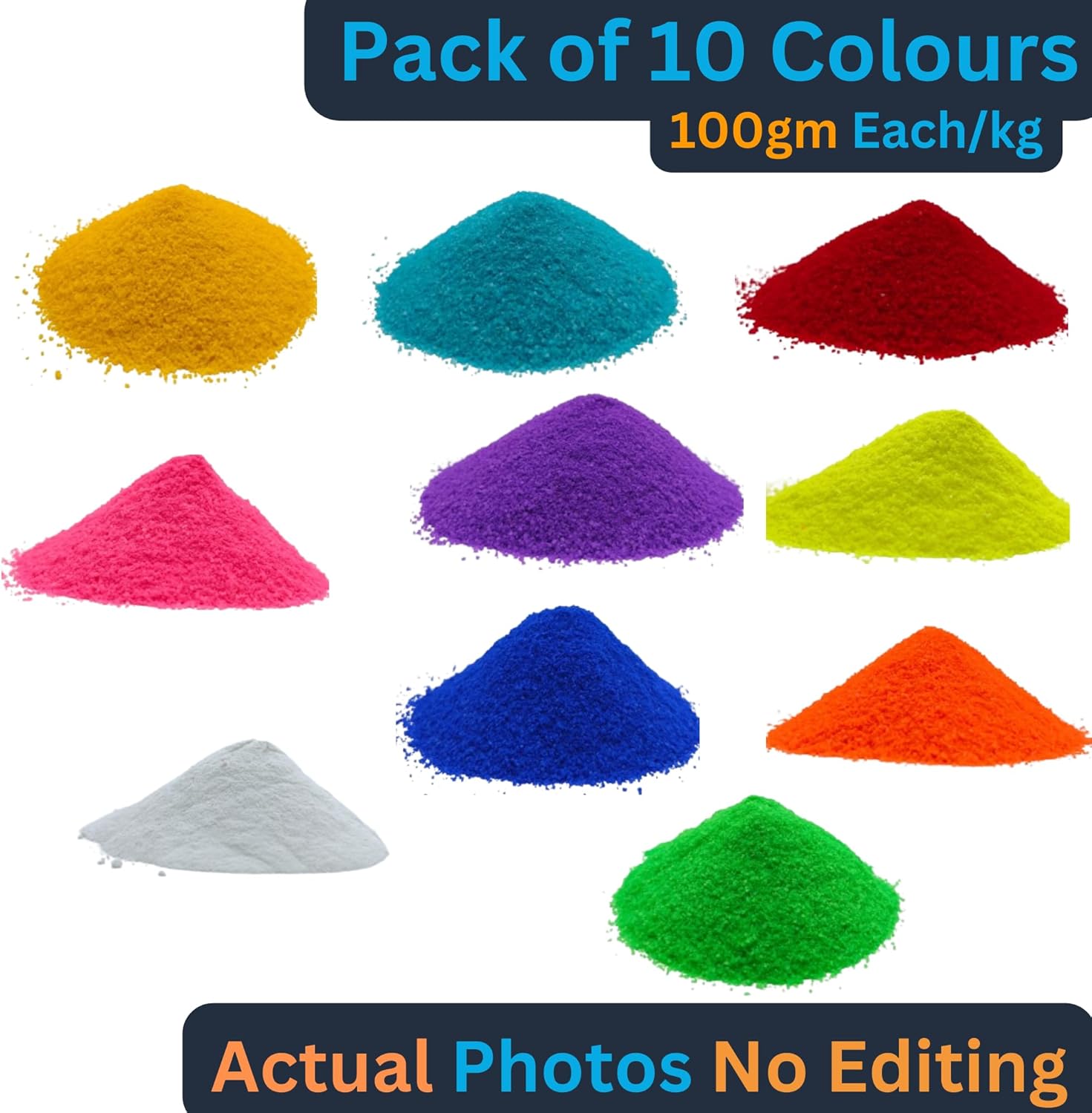 Rangoli Colour Powder & Rangoli Stencils Tools Kit | 100gm x 10 Rangoli Colour Powder 8 Rangoli Stencils Diwali Decoration Items for Home Decor (8 Rangoli Stencils + 1Kg Rangoli Colour Powder)