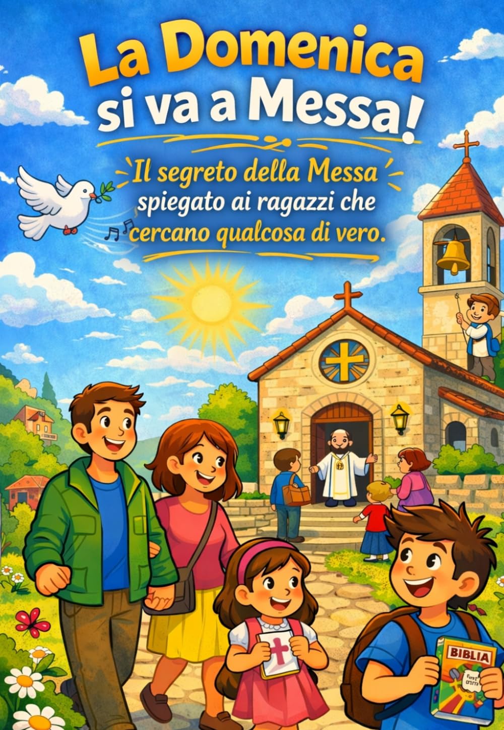 LA DOMENICA SI VA A MESSA: Il segreto della Messa spiegato ai ragazzi che cercano qualcosa di vero (COLLANA Piccoli nel Fiat Divino)