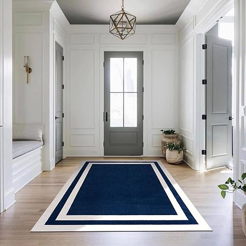 Miniatura 79 de CAMILSON Alfombra moderna de lujo de 8 x 10 pies, estilo vintage, abstracto, suave, de pelo medio, resistente a las manchas, fácil de limpiar, no