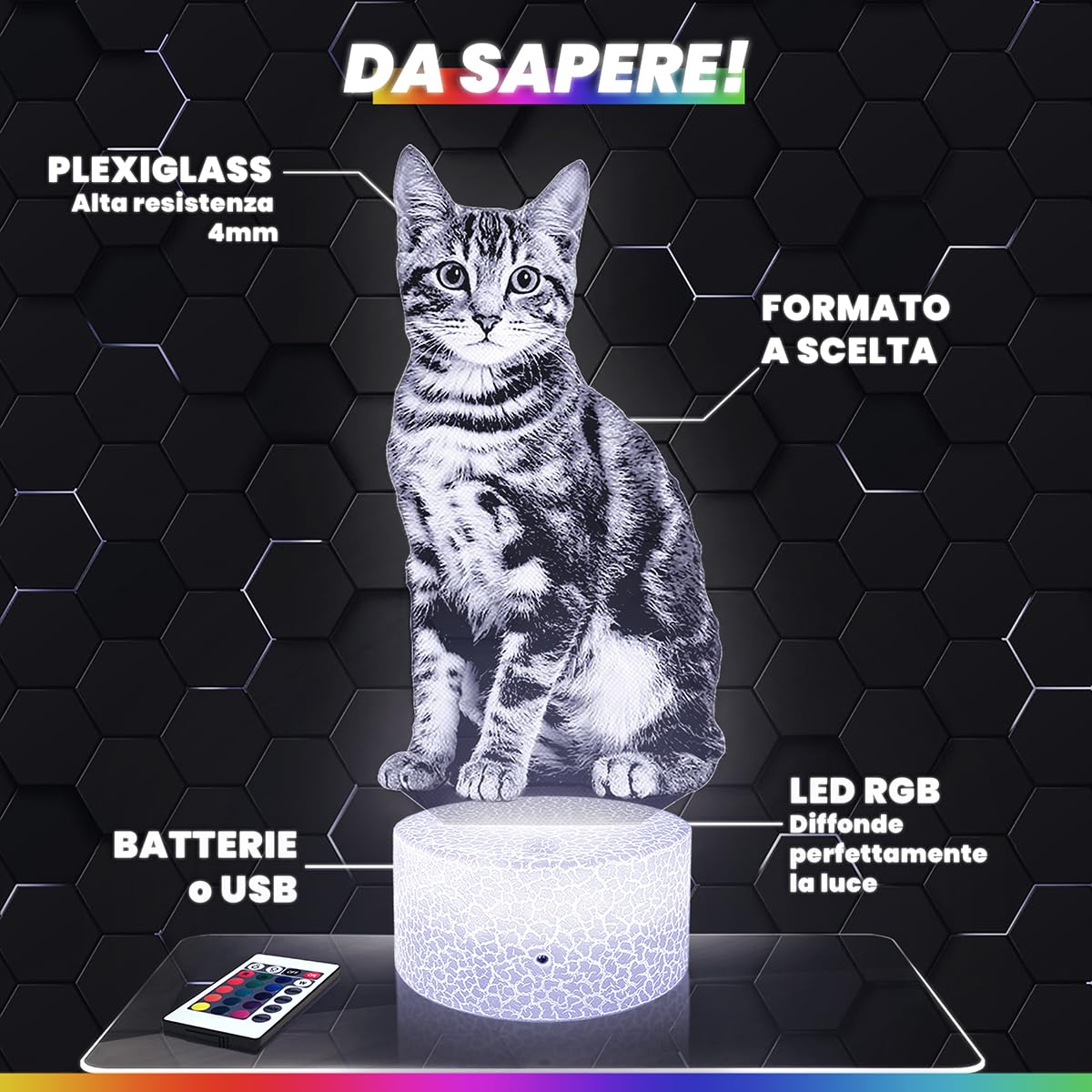 Lampephoto.fr - Lampada 3D Tigre Decorazione Animale Selvaggio Africa Felino, Idea Regalo Uomo Donna oggetto Tigre Luce Notturna Adulto Decorazione Camera, Idea Regalo Natale Uomo Donna Originale TOP