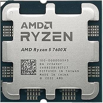Amazon.com: CPU A R 5 7600X R5 7600X 4.7 GHz 6-Core 12-Thread CPU