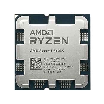 CPU AMD Ryzen 5 7600X AM5 AMD Ryzen 5 7600X - 6-Core 4.7 GHz - Socket AM5 - 105W