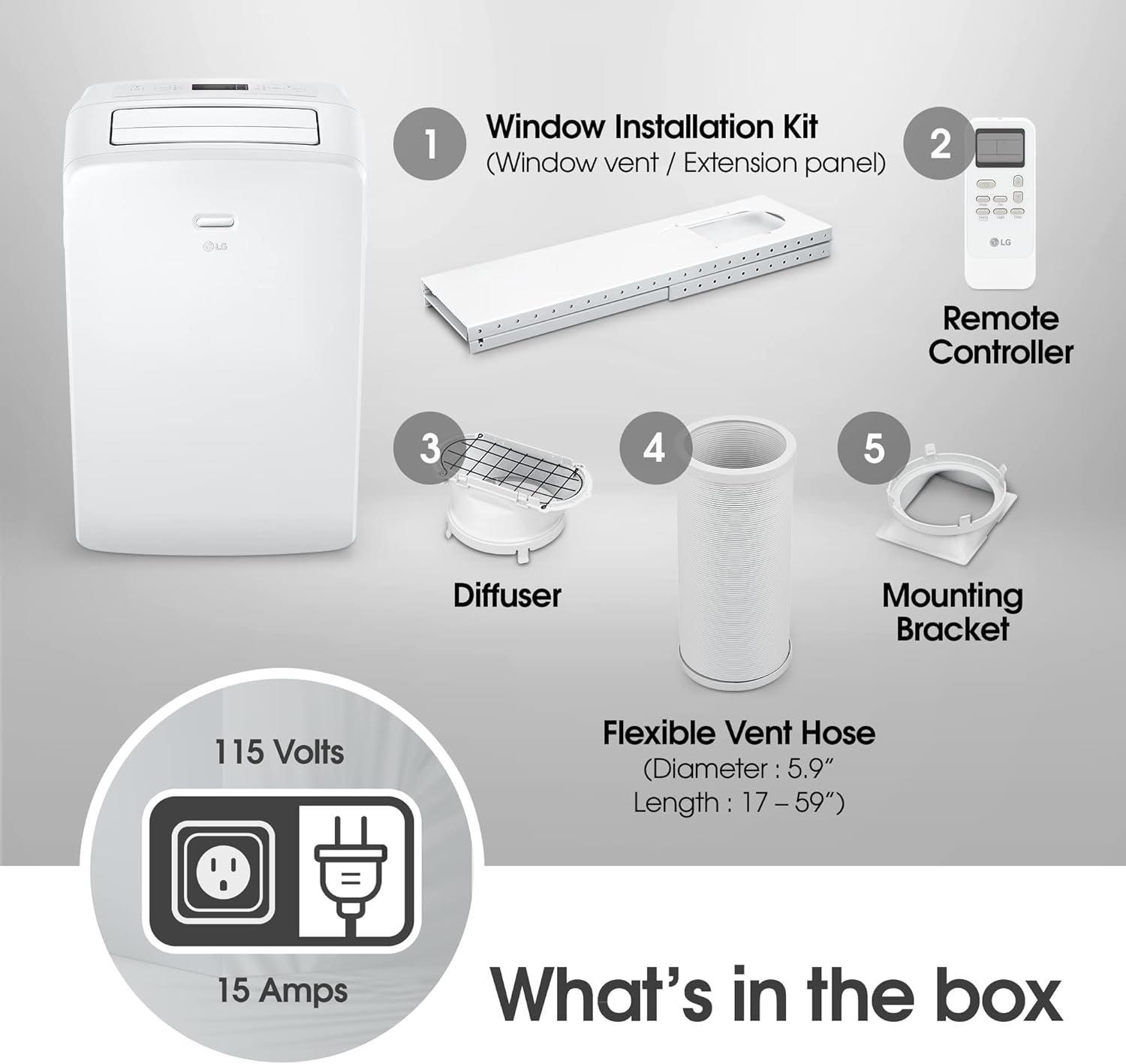 Lg 7000 Btu (Doe) / (10500 Ashrae) Portable Air Conditioners...