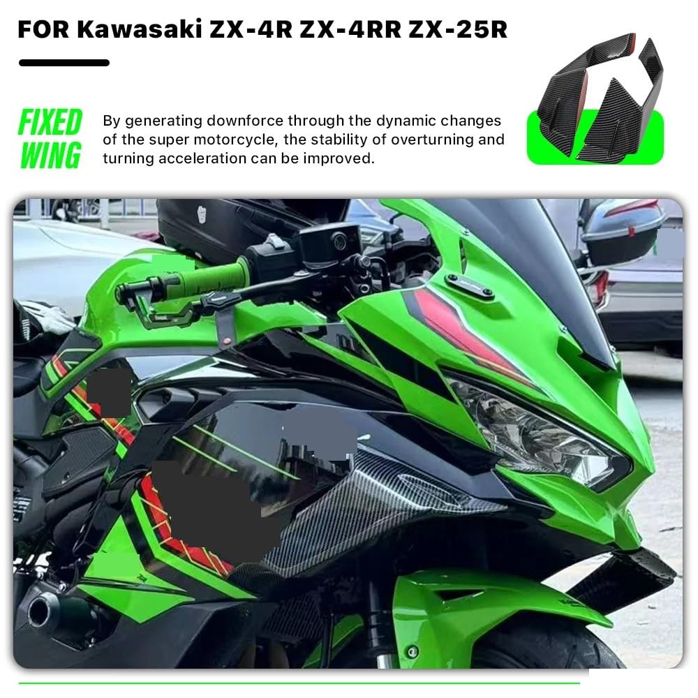 Do ZX4R ZX-4R ZX-4RR ZX25R Fairing puszczania samolotów 2020-2025