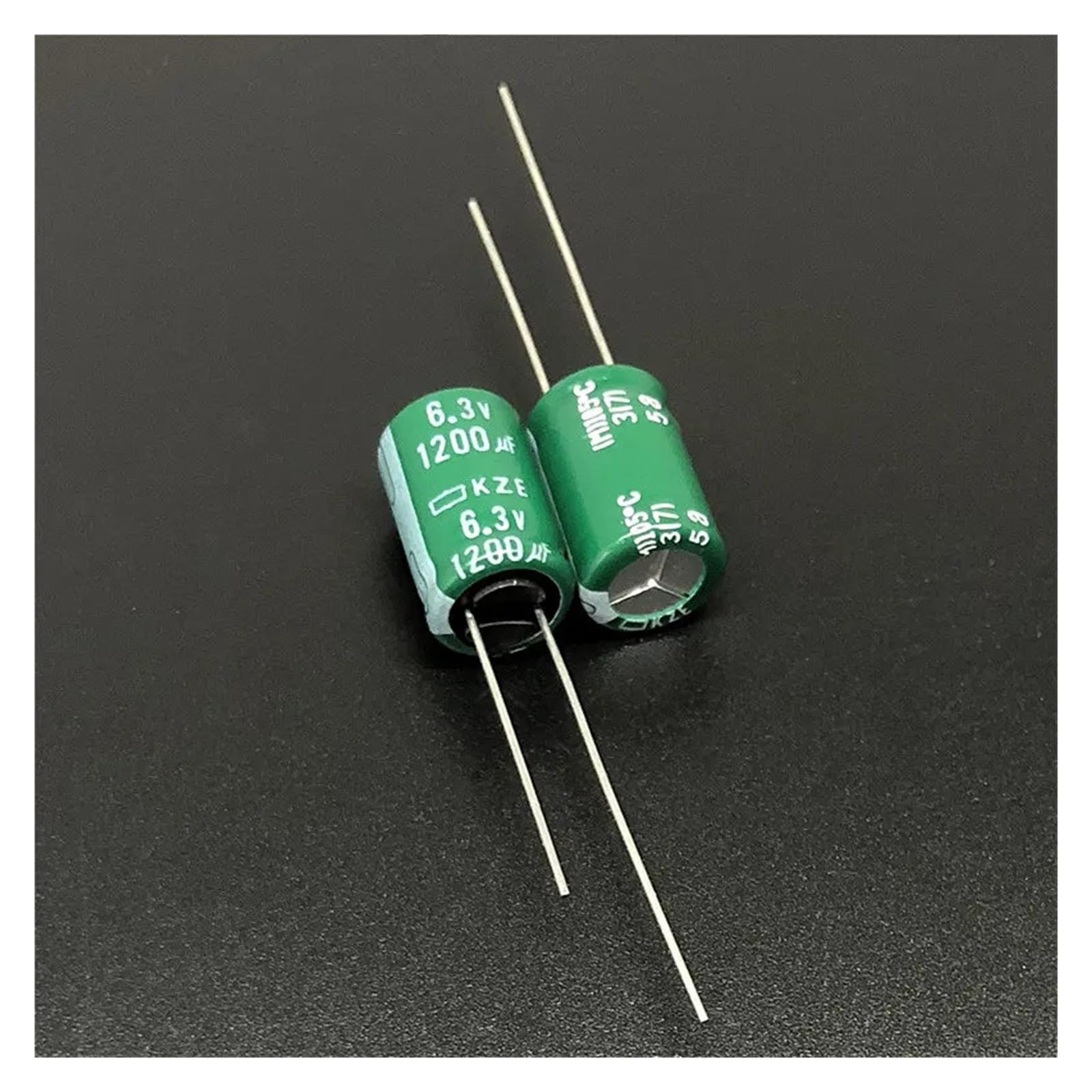 ICXLPMC 50pcs 1200uF 6.3V 10x16mm Low For Motherboard 6.3V1200uF Aluminum Electrolytic capacitor