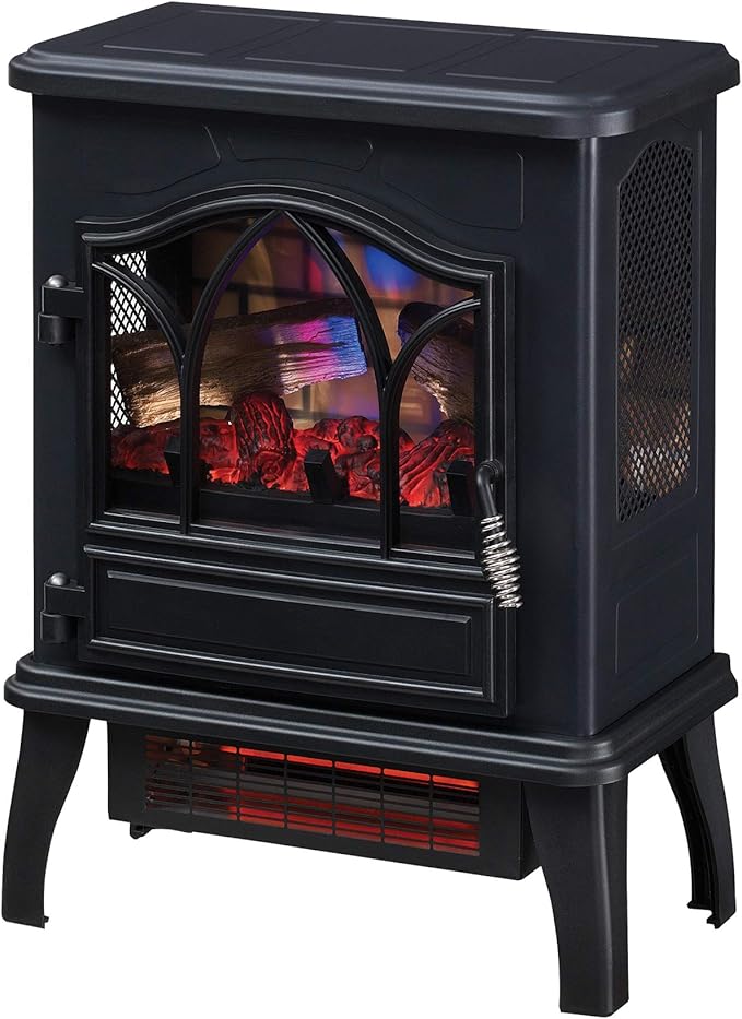 Chimenea Eléctrica Duraflame 3D Infrarroja de Cuarzo, Negra miniatura 9