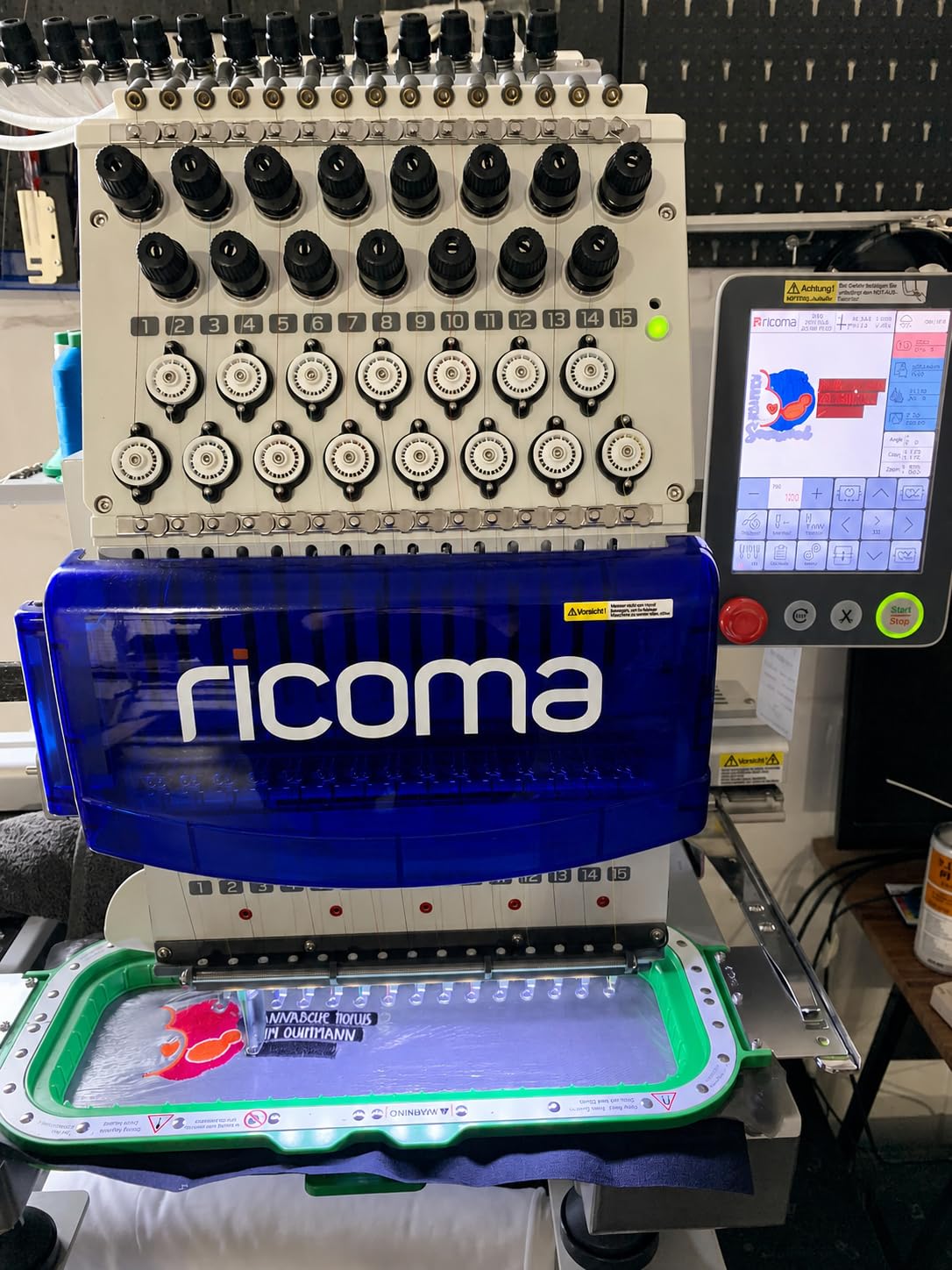 MaggieFrame Cerchio da ricamo magnetico 195x70mm per macchine Ricoma