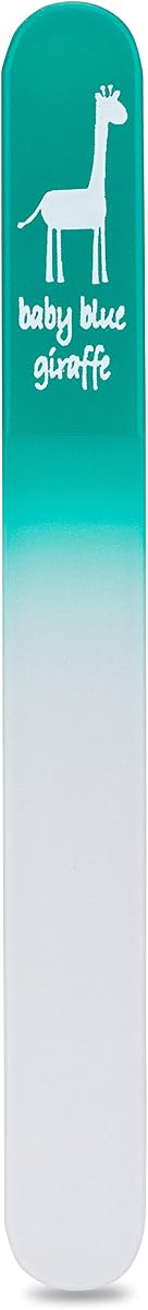 Baby Nail File by baby blue giraffe The Original Glass Baby Nail File- 100% Made in Europe (Green)