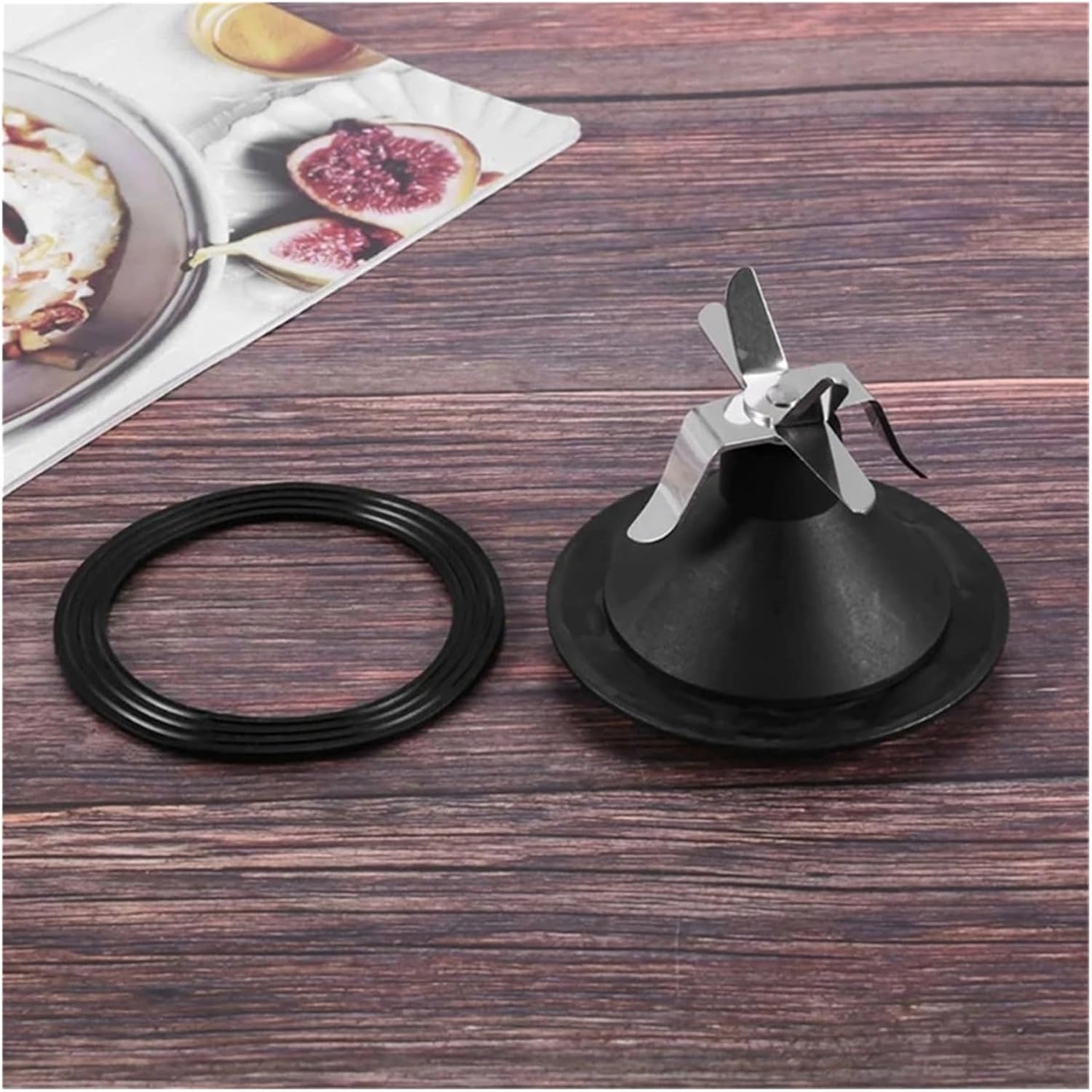 Mixer Cutting Knife,Compatible With HR2093 HR2095 HR2096 HR2097 HR2194 HR2195 HR2196 RI2095 RI2096 Juicer Replacement Assembled