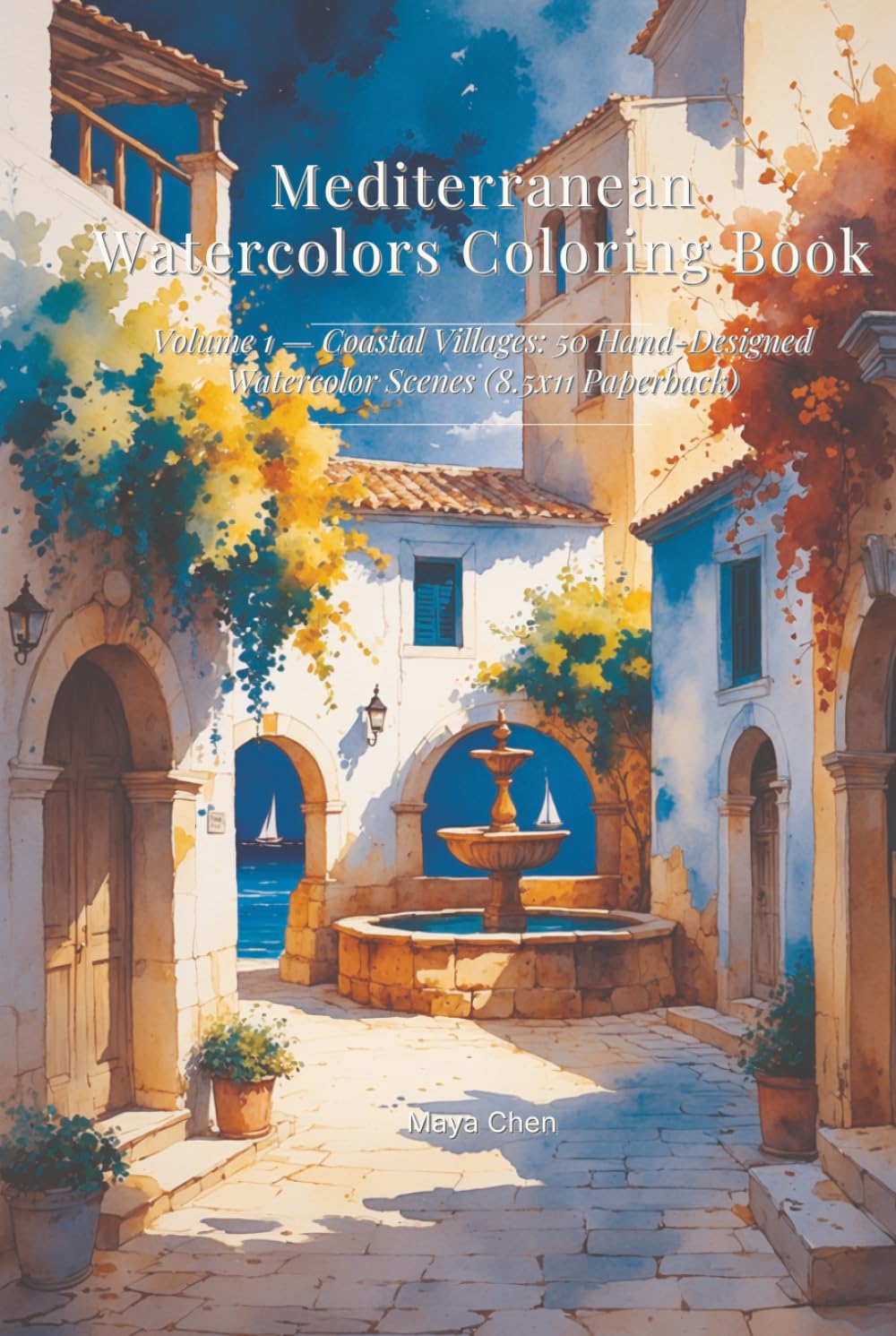 Mediterranean Watercolors: Vol. 1 — Coastal Villages