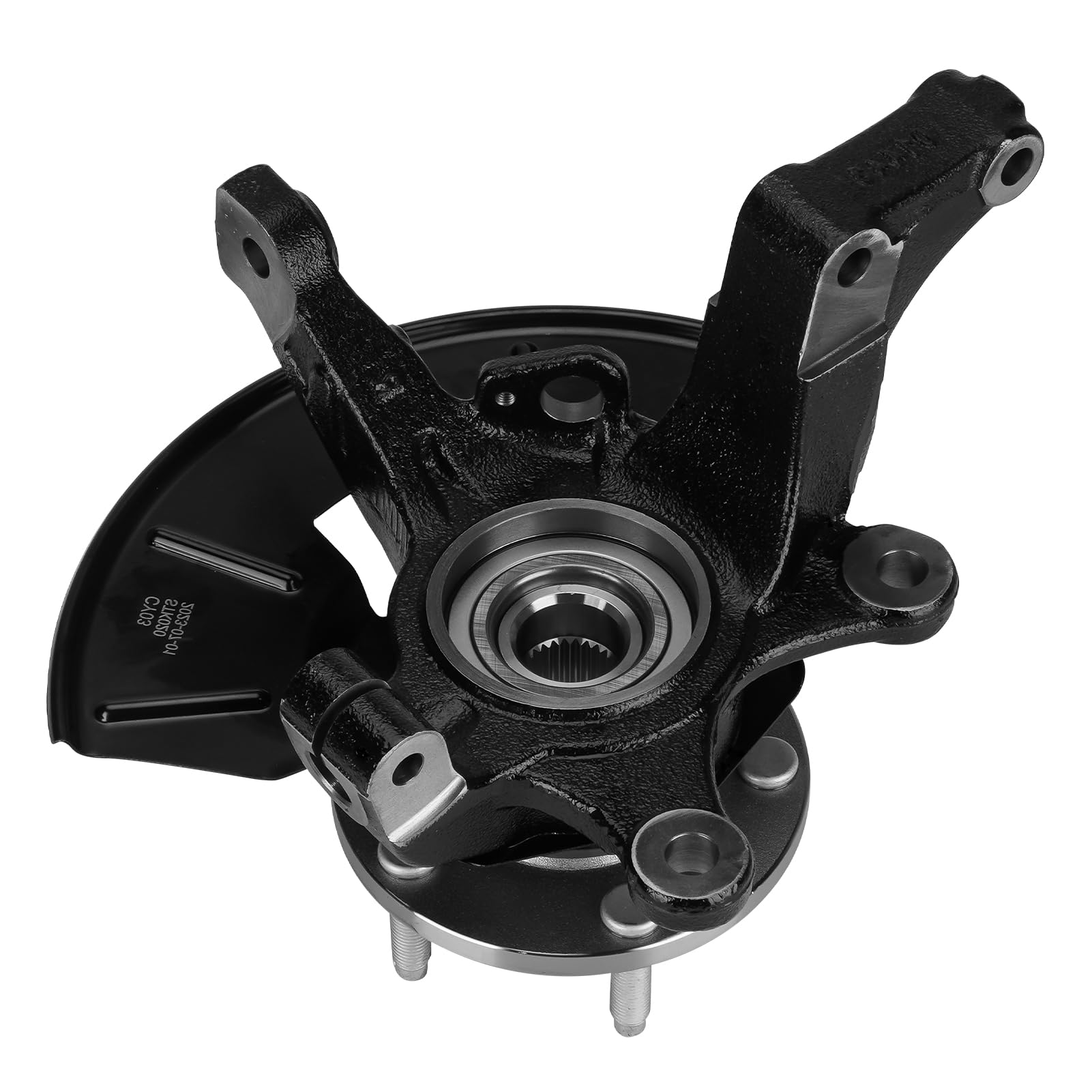 Front Right Passenger Side Steering Knuckles & Wheel Bearing Hub Assembly Fit for Ford Escape 2005-2012, Fit for Mercury Mariner 2005-2011, Fit for Mazda Tribute 2005-2011, 698-404