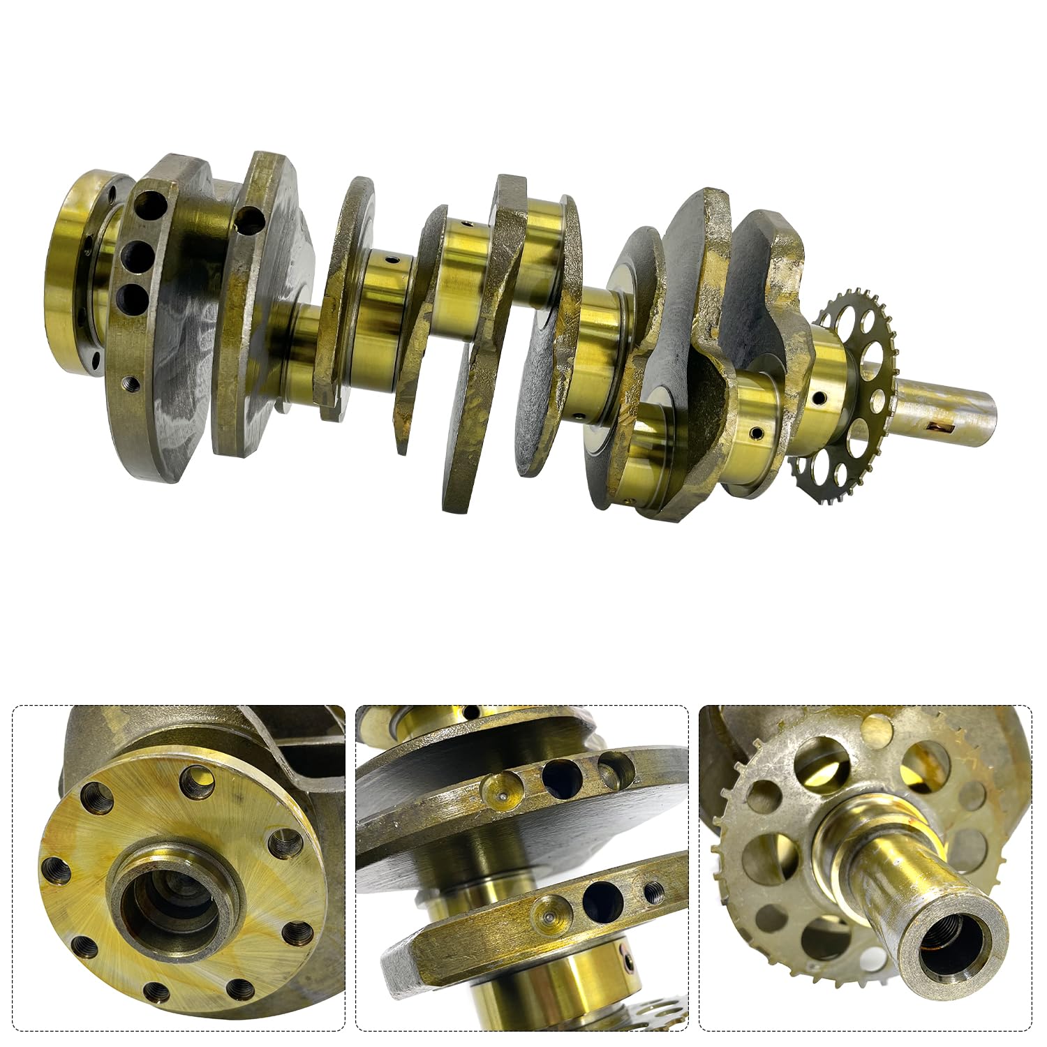 Crankshaft & Connecting Rod Set Replacement for Toyota 4Runner FJ Cruiser Tundra 1GRFE 4.0L 2003-2015 13401-31011 13201-39125 1340131011 1320139125