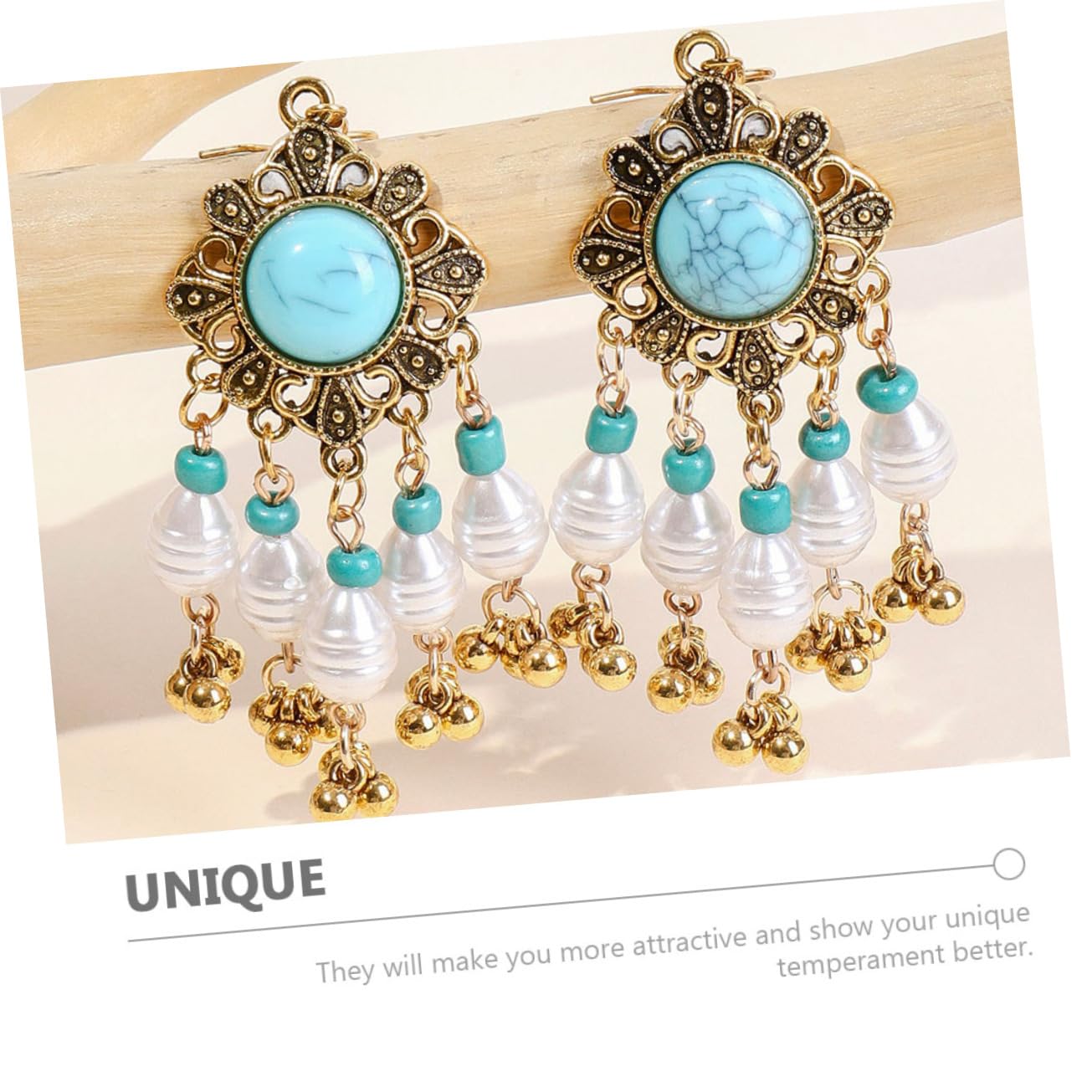 KESYOO Vintage Pearl Beaded Necklace and Earrings Set for Women Elegant Costume Jewelry Set Statement Jewelry Sets for Women for Weddings and Special Occasions