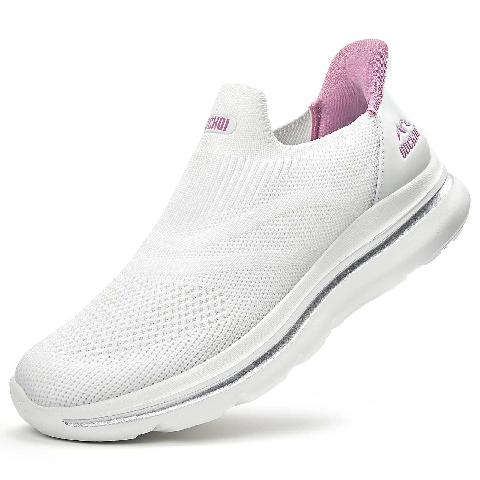 ODCKOI Slip on Damen Sneakers Bequem Atmungsaktiv Walkingschuhe Damen Leicht Jogging Fitness Turnschuhe
