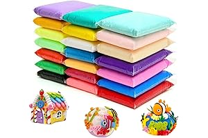 24 Colors Air Dry Ultra Light Clay Magic Studio Plasticine Play Set