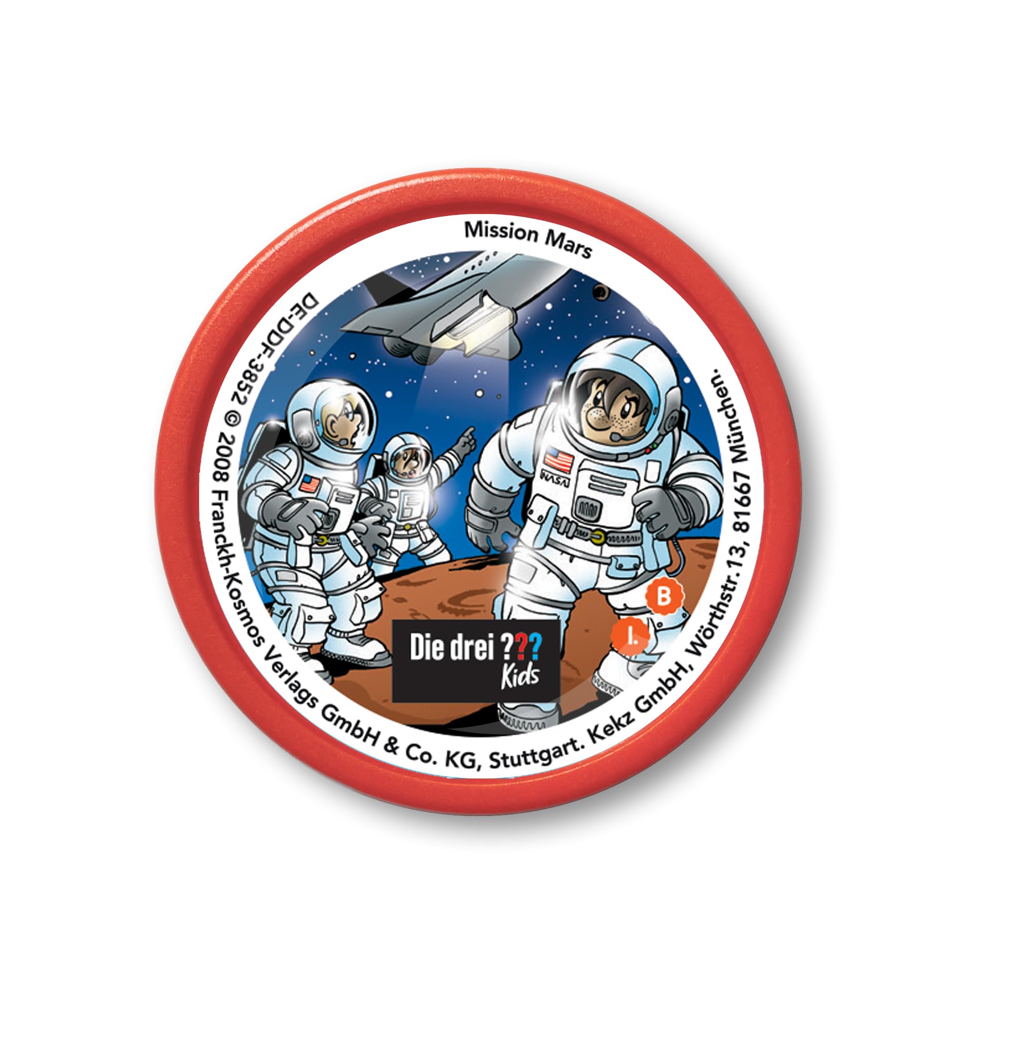 Kekz Audio Chip for Cookie Listeners, Die Drei ??? Kids - Kekz 1: Mission Mars, Radio Play for Children from 6 Years, Playing Time Approx. 65 Minutes