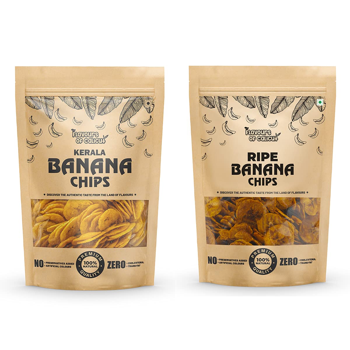Flavours of Calicut - Banana Chips Combo - Salted Banana Chips (500g) & Sweet Banana Chips (500g) - 1 kg (Pack of 2 x 500g) (B08FVQK61K) Amazon Price History, Amazon Price Tracker
