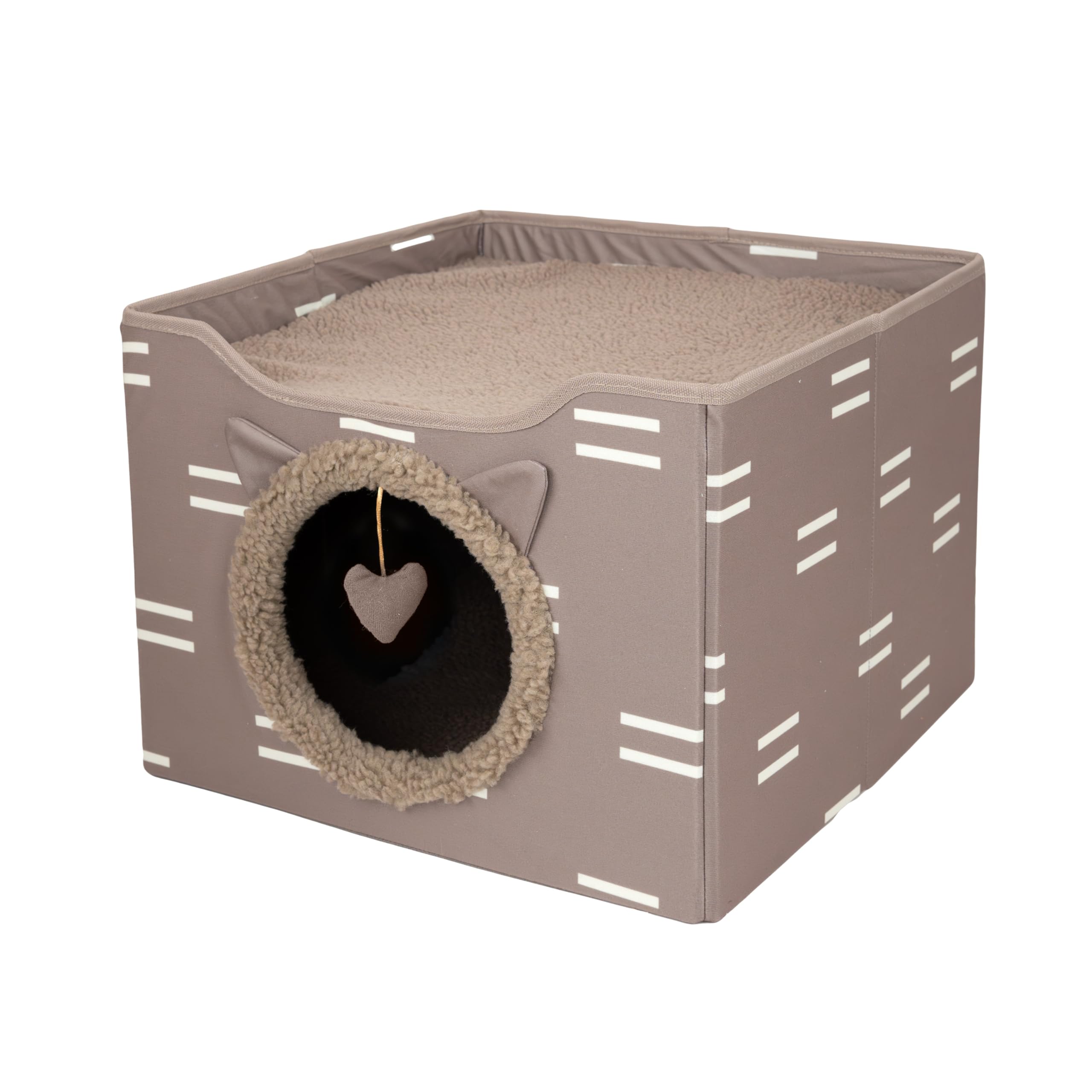 Kitty City Indoor Cat Cube Furniture, Striped