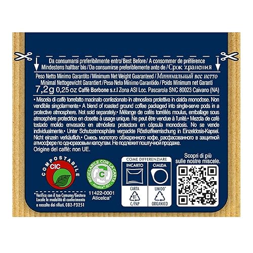 Miniatura 2 de Caffè Borbone Cápsulas de espresso ESE - Nuevo embalaje 100 orgánico - Fabricado en Italia Miscela Blu 150 cápsulas