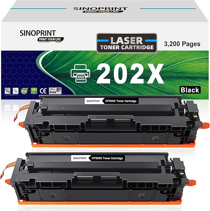 Toner Originale HP 202X CF500X – Nero, Alta Capacità