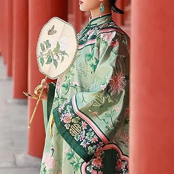 vintage チャイナ 刺繍 ガウン 花柄 チャイナ服 vintage チャイナ 刺繍 ガウン 花柄 チャイナ服 レディース
