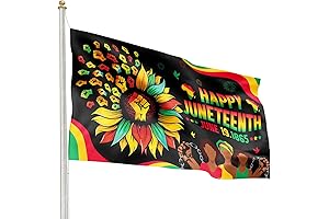Celebrate Freedom with our 3x5 Ft Juneteenth Flag for Outside