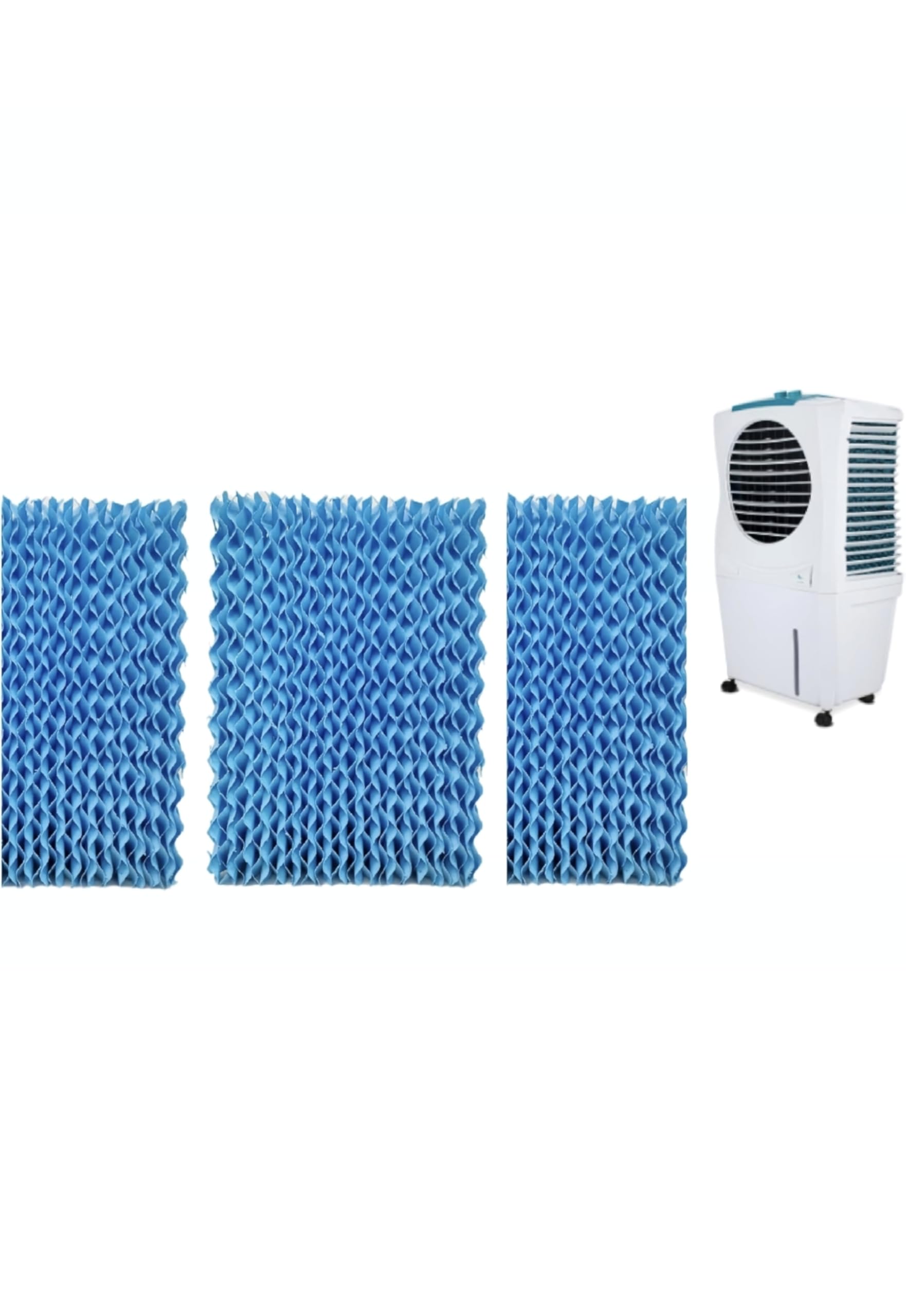 Electrical Zone Honeycomb Pad for Symphony Ice Cube 27 Litre Personal Air Cooler (Blue)-image-31