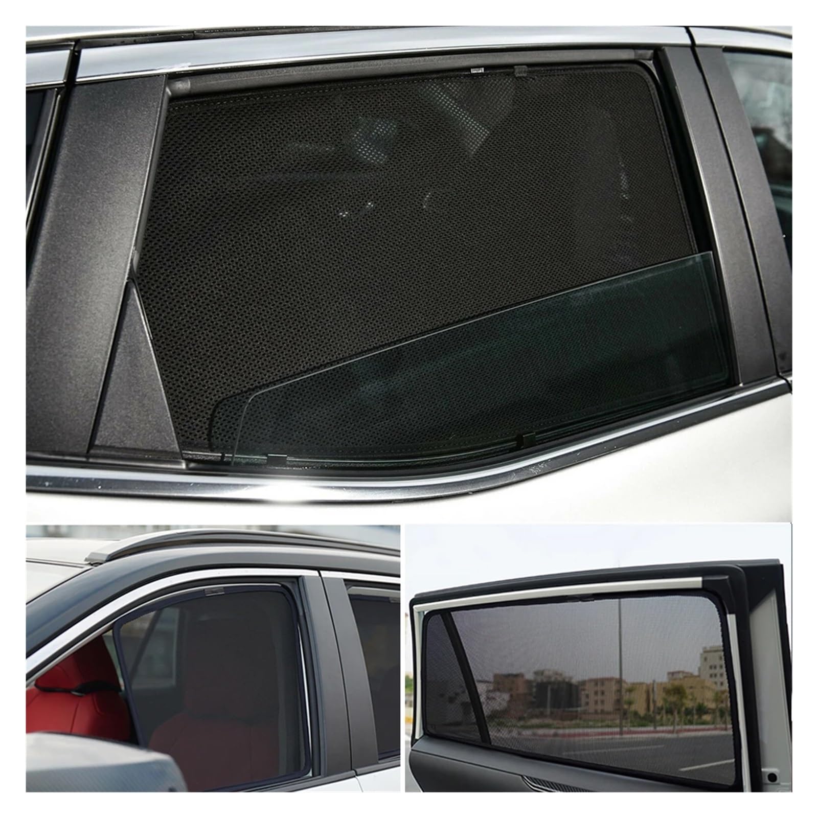 Pare-Soleil Pour Lexus UX 2019-2024 - Protection Pare-Brise Contre UV Et Chaleur - Pliable - Argent/Noir - 7