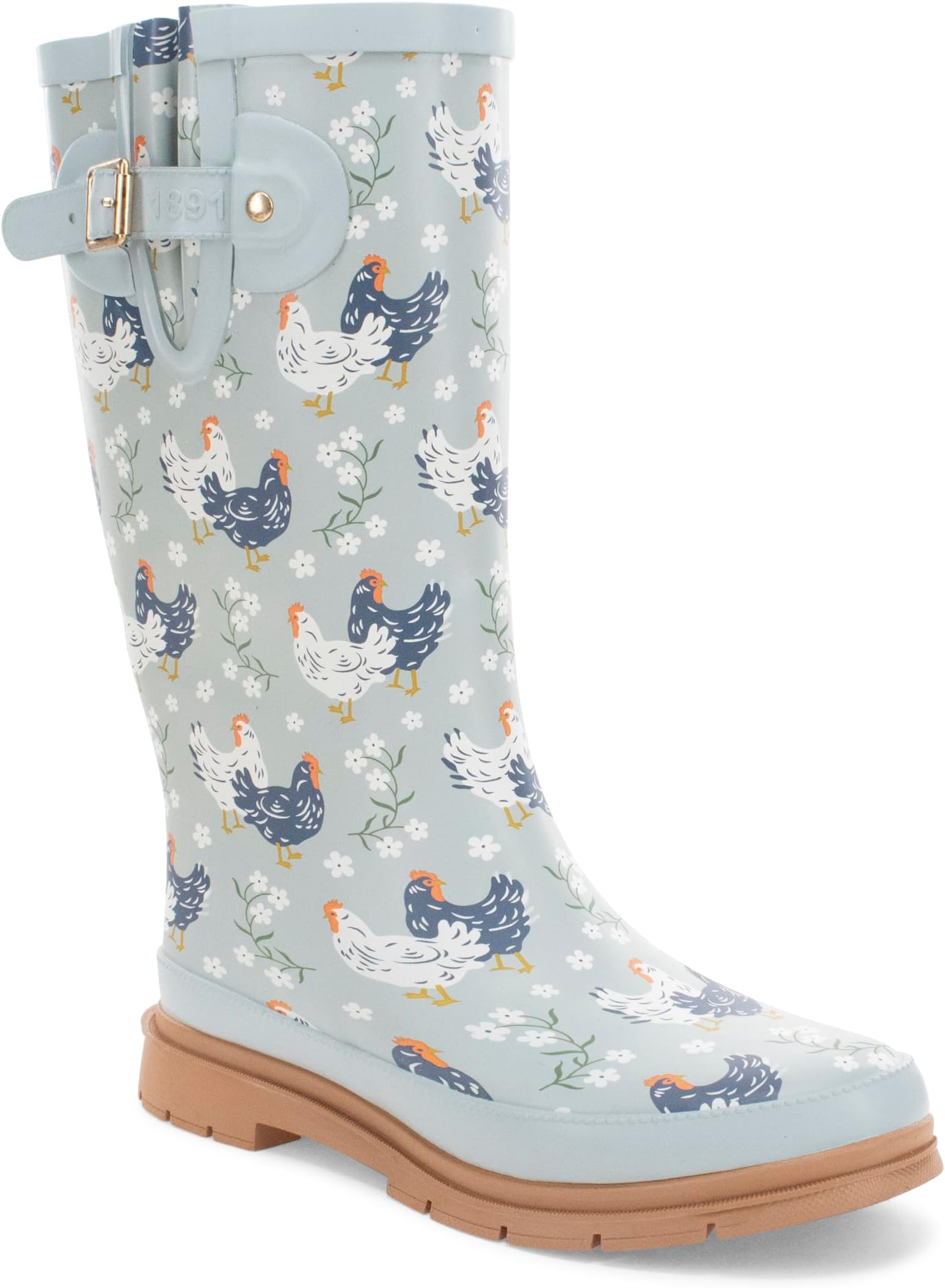 Western Chief Women's Tall Waterproof Rain Boot Outdoor Garden Shoes
