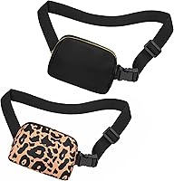 Vista 14 de Riñonera cruzada para mujeres y hombres, bolsa para cinturón para senderismo con correa ajustable, riñonera para correr, entrenamiento, deportes