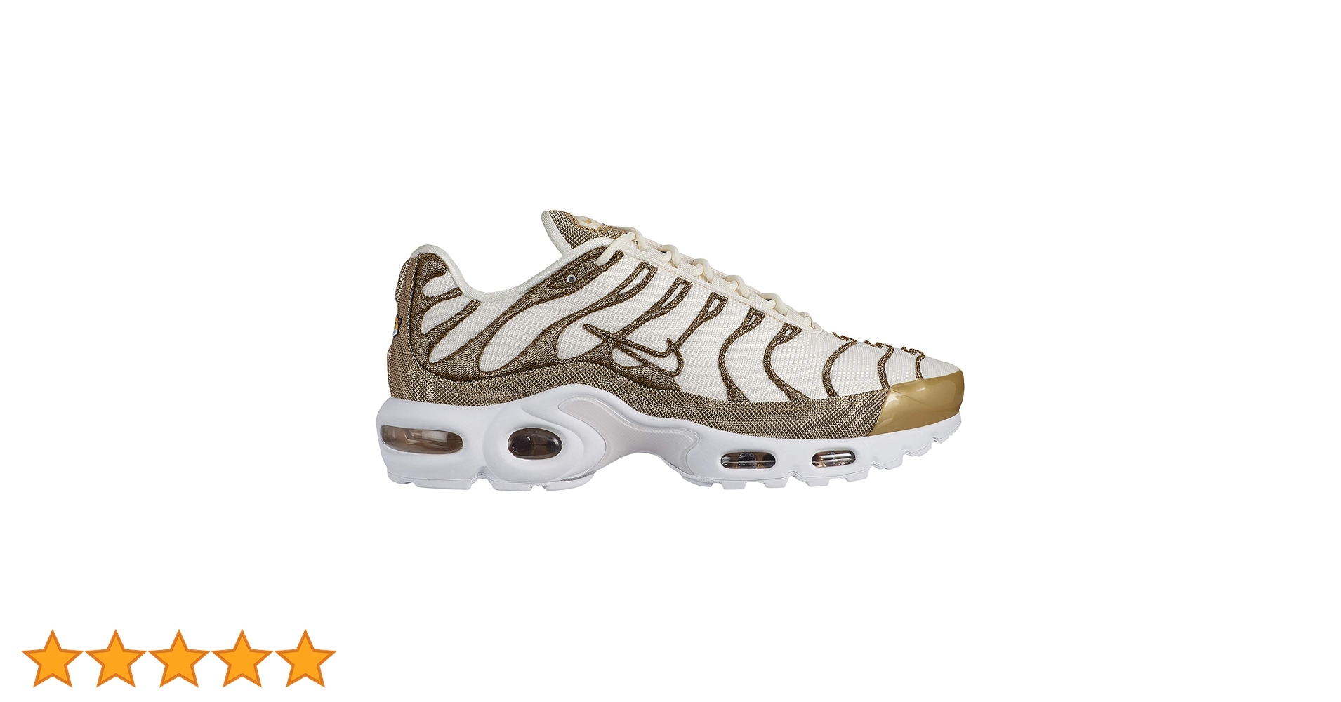 NIKE エアマックスプラス　 29cm ホワイト/ゴールド Amazon | ナイキ レディース エアマックス プラス プレミアム ペール