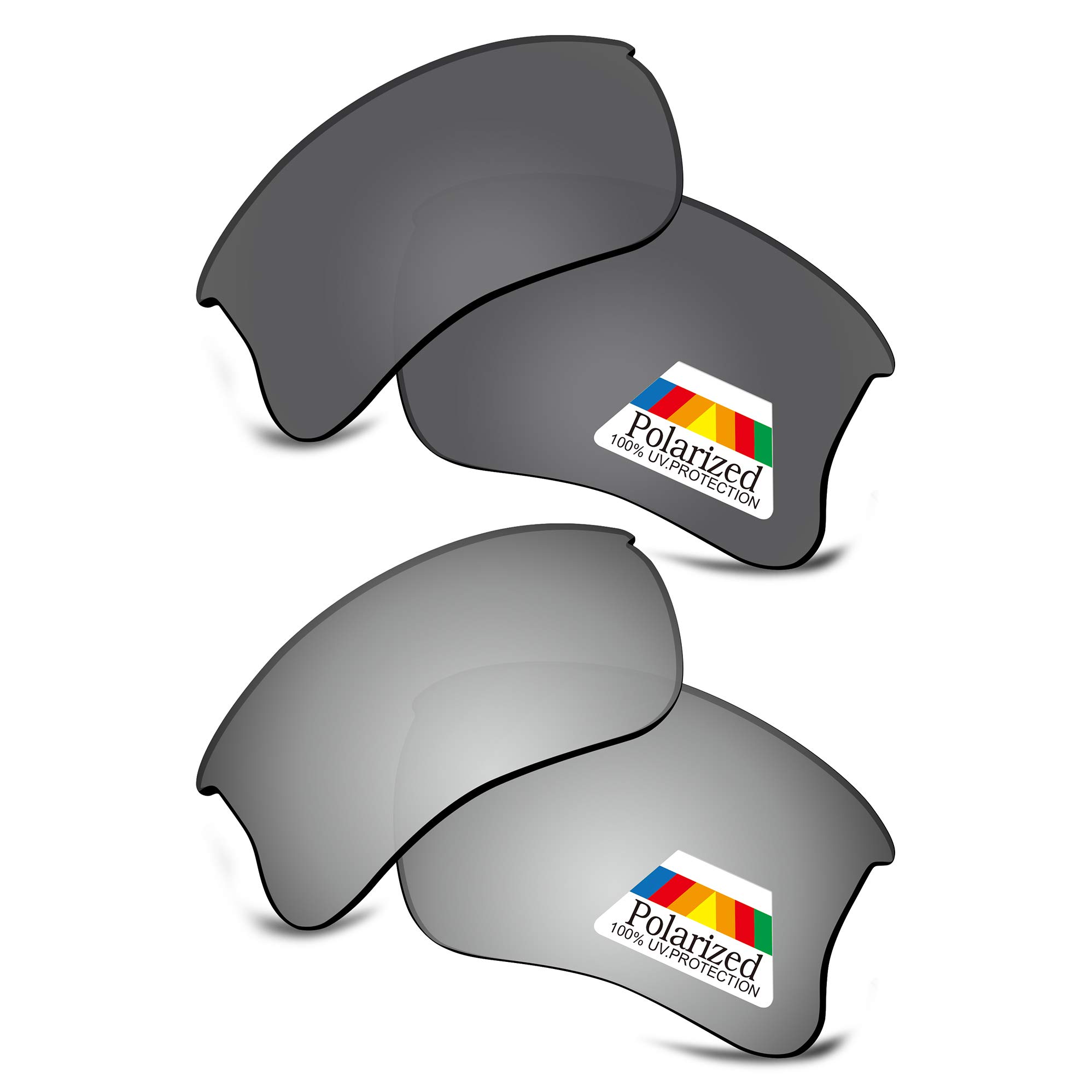 BwakeReplacement Lenses for Oakley Half Jacket 2.0 XL Sungl OO9154 POLARIZED