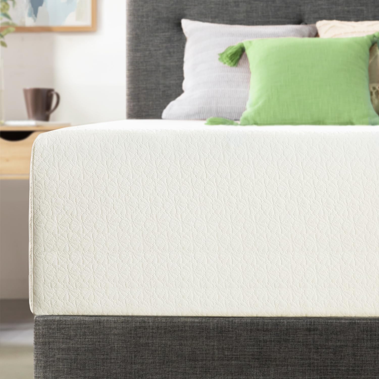 Best Price Mattress 14 Inch Signature Green Tea Memory Foam Twin