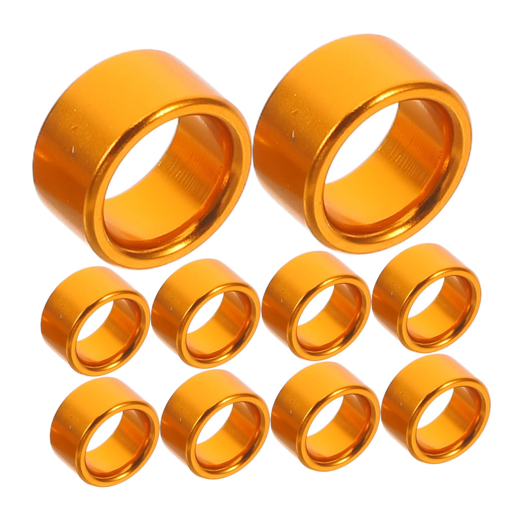 Levemolo Bird Leg Identification Rings: 10pcs Aluminium Pigeon Foot Bands for Dovecote Pigeons