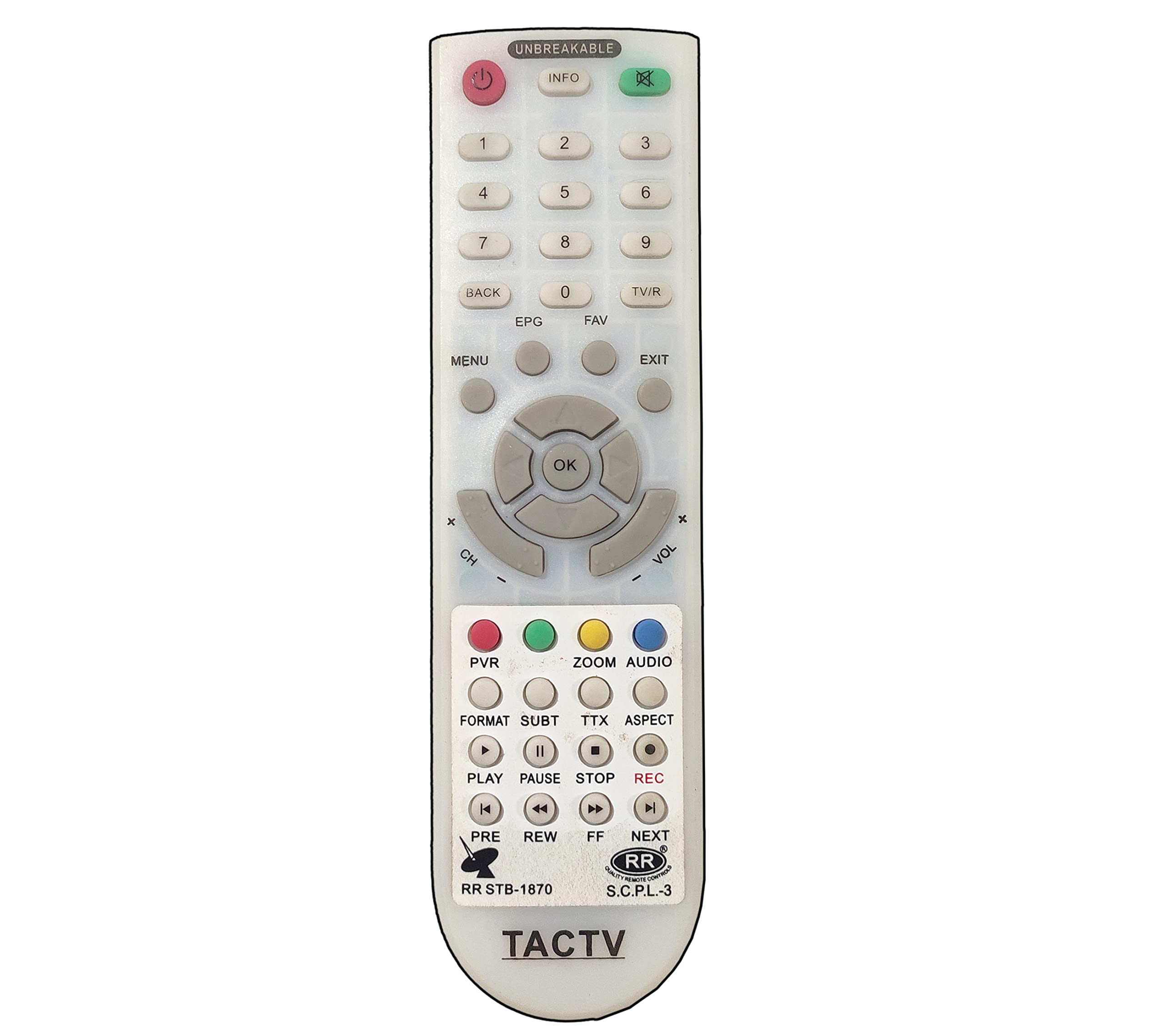 See full amazon price history chart for TACTV Remote for TAMILNADU ARASU Cable TV TACTV Remote for TAMILNADU ARASU Cable TV (B0BZP28D3Q) Amazon Price History, Amazon Price Tracker