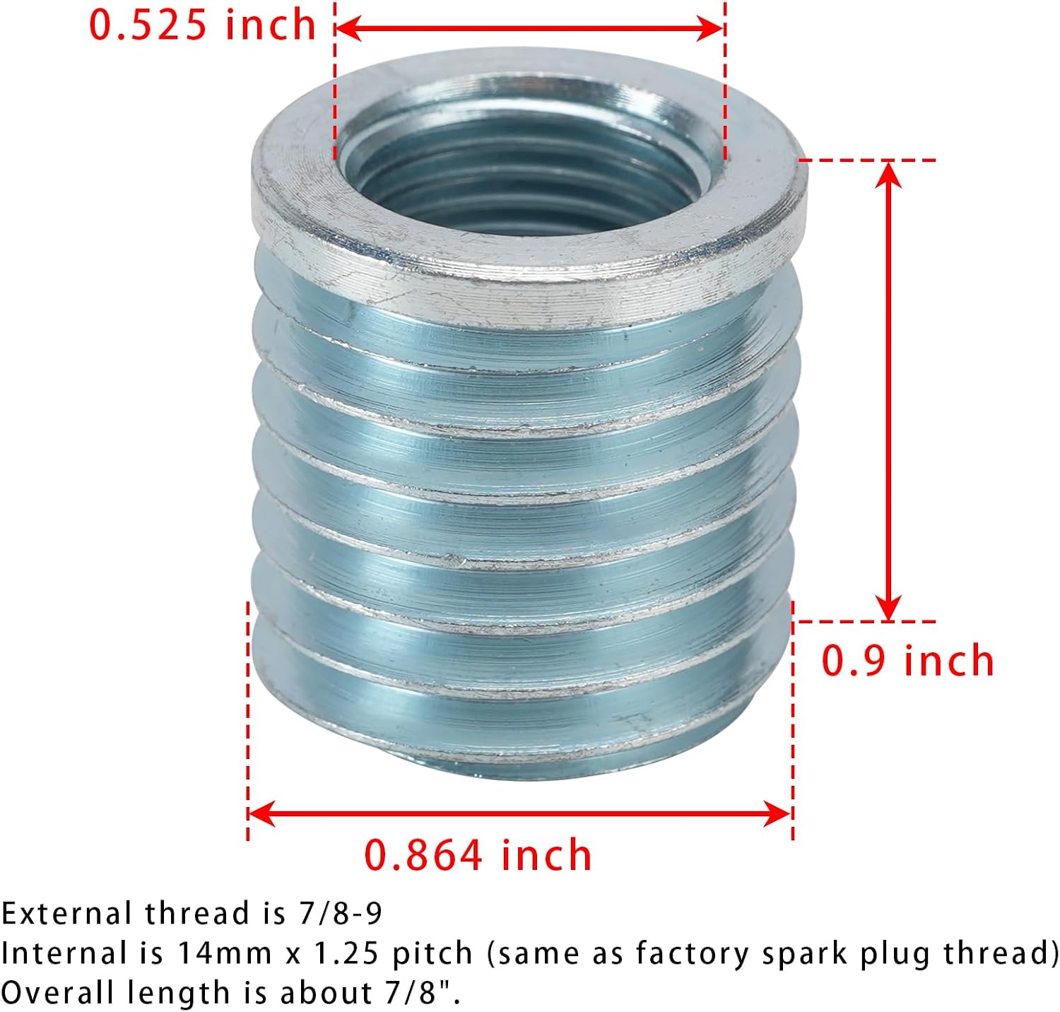 Spark Plug Thread Repair Insert for Ford 4.6L 5.4L 2-Valve Cylinder Head