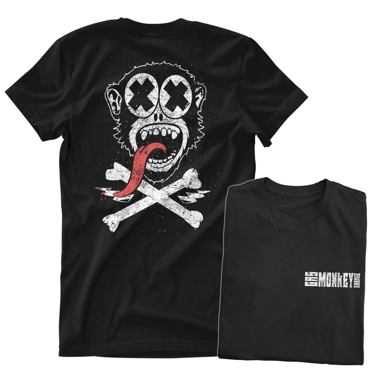 Gas Monkey Garage Men's Black Officially Licensed Knockout T-Shirt (Black), XXX-Large