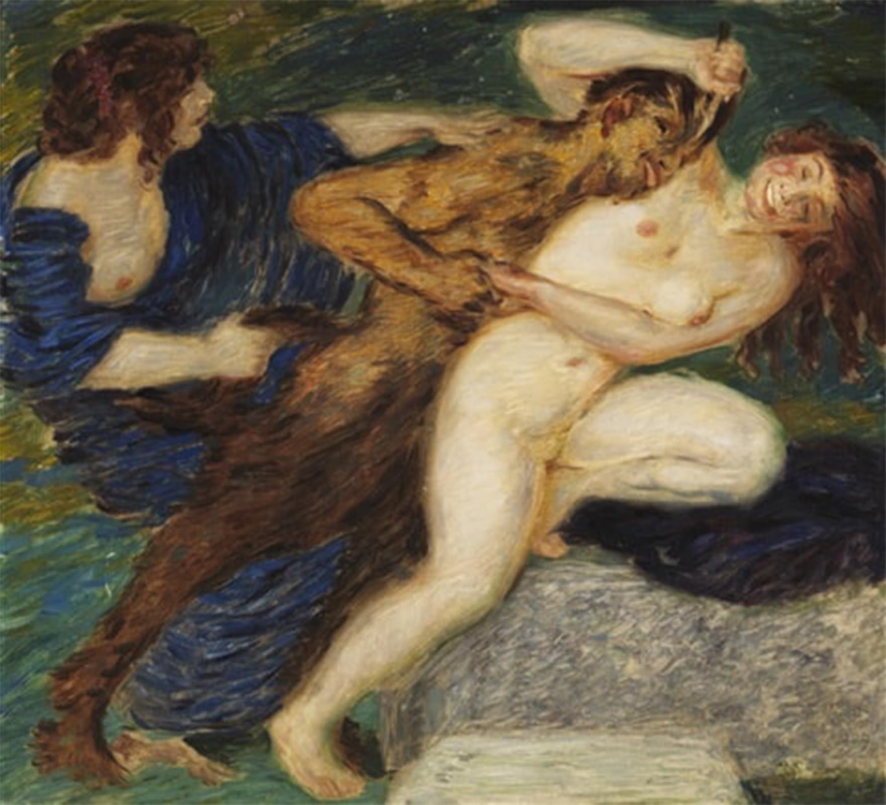 SERENDIPITP Vintage Wall Art Canvas Nordic Poster Canvas Print Picture Scherzo Franz von Stuck Wall Art Poster for Home Decor 60x90cm