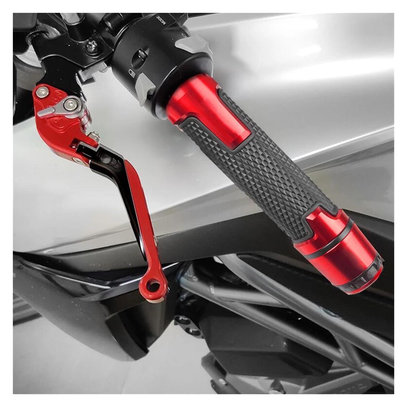 Leve Freno E Frizione Per Moto Honda CBR 600RR/954 RR - Lega Alluminio, Nero - Foto 7