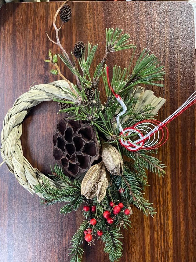 《2025お正月しめ縄 フレッシュ天然素材》