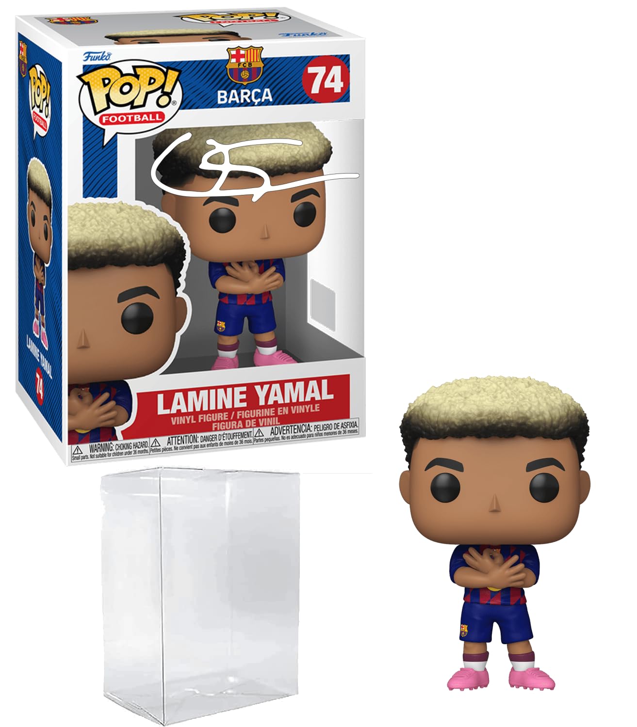スポーツ Funko POP Lamine Yamal Amazon.com: Lamine Yamal #74 Facsimile Signed Reprint Laser
