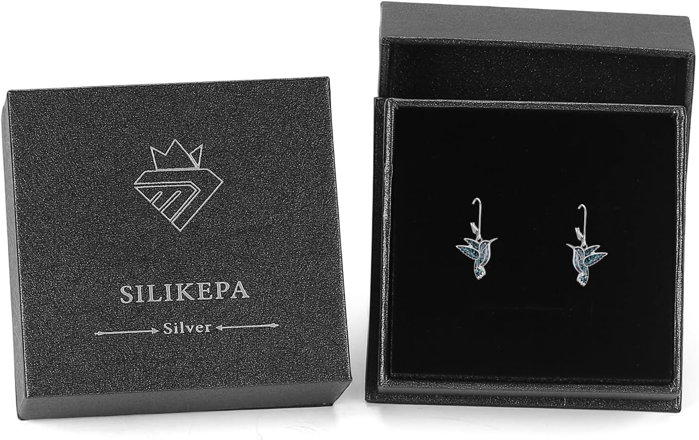 Cat/Butterfly/Evil Eye/Panda/Skull/Celtic Knot Cross Dragonfly Earrings for Women, SILIKEPA 925 Sterling Silver Hook Earrings Hypoallergenic Fine Jewelry Gift - Image 7