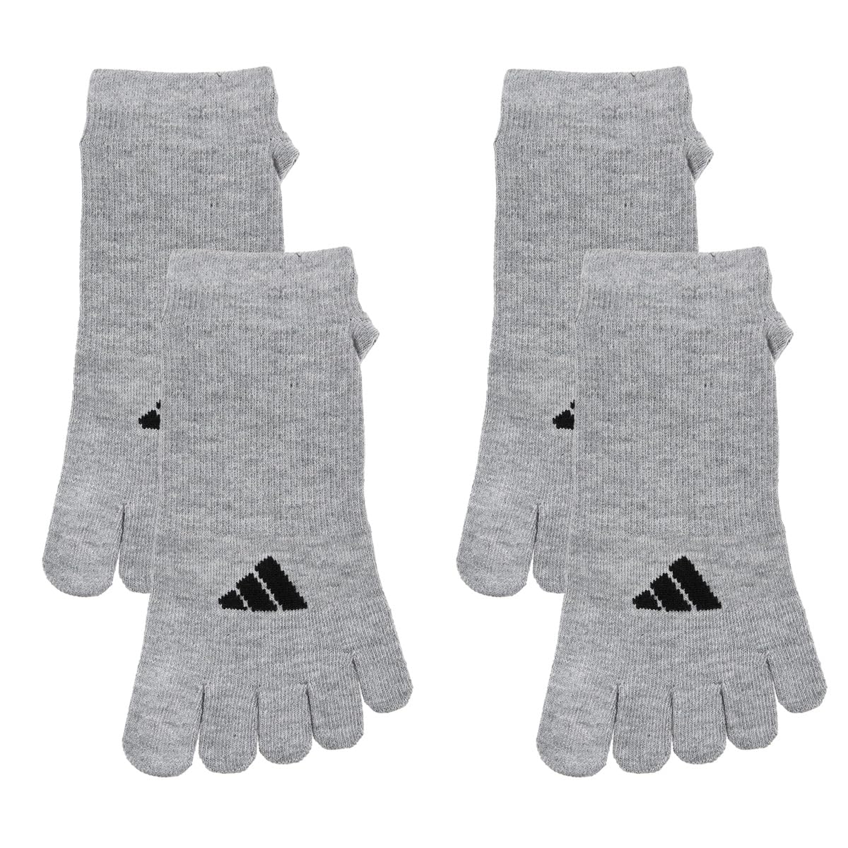 ショート丈【アディダス×福助】五本指ソックス 滑り止め付き 27足セット Fukuske アディダス 足裏すべり止め 5本指 スポーツソックス 25