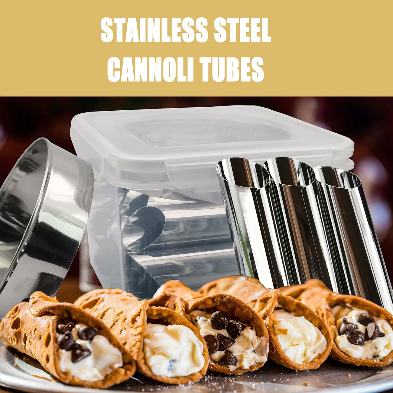 Set 33 Pezzi Stampi Per Croissant E Cannoli | Acciaio Inox, Per Pasticceria E Torte - Foto 7